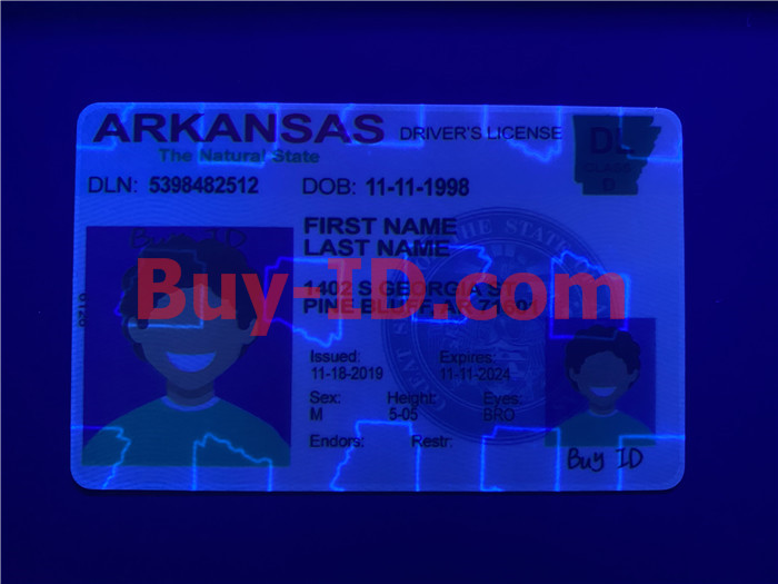 Arkansas State ID Card scannable fake id fake driving license Buy