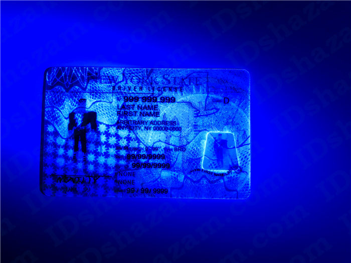 Premium Scannable New York State Fake ID Card UV Anti-Counterfeiting Layer