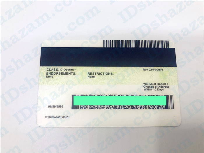 Premium Scannable Arizona State Fake ID Card