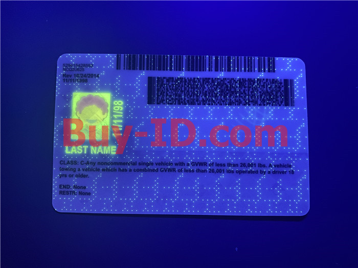 Premium Scannable North Carolina State Fake ID Card UV Anti-Counterfeiting Layer 2