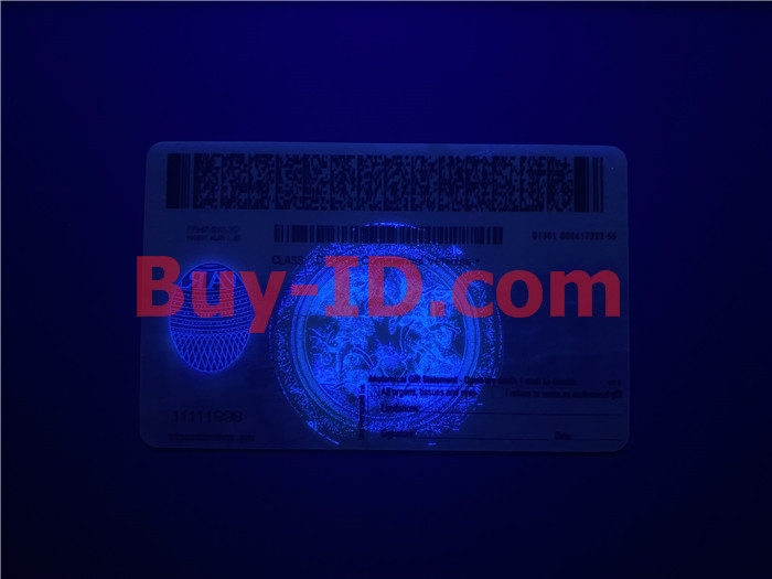 Premium Scannable Wisconsin State Fake ID Card UV Anti-Counterfeiting Layer
