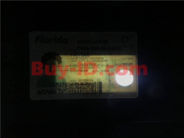Premium Scannable Florida State Fake ID Card Small Transparent Window