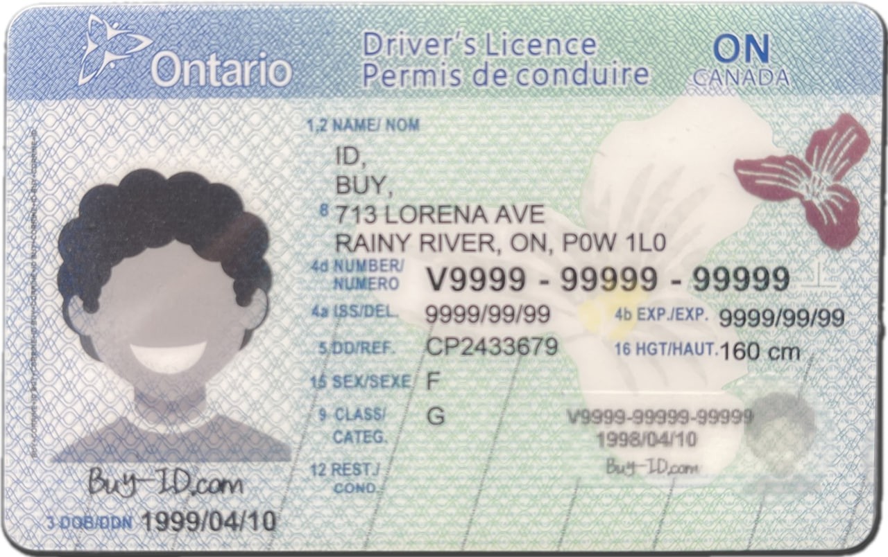 Canada Ontario ID-Buy-ID.com
