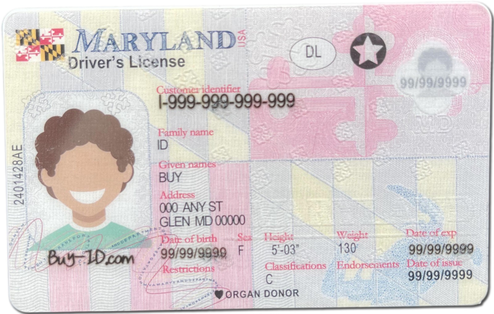 Maryland ID-Buy-ID.com
