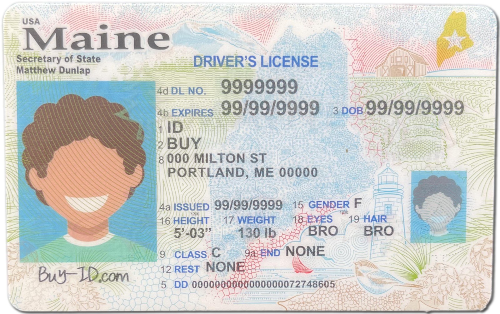 New Maine ID-Buy-ID.com